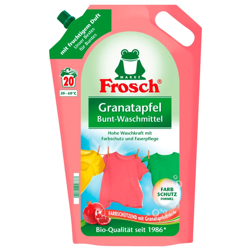 Frosch Granatapfel Bunt-Waschmittel 1,8l 20WL